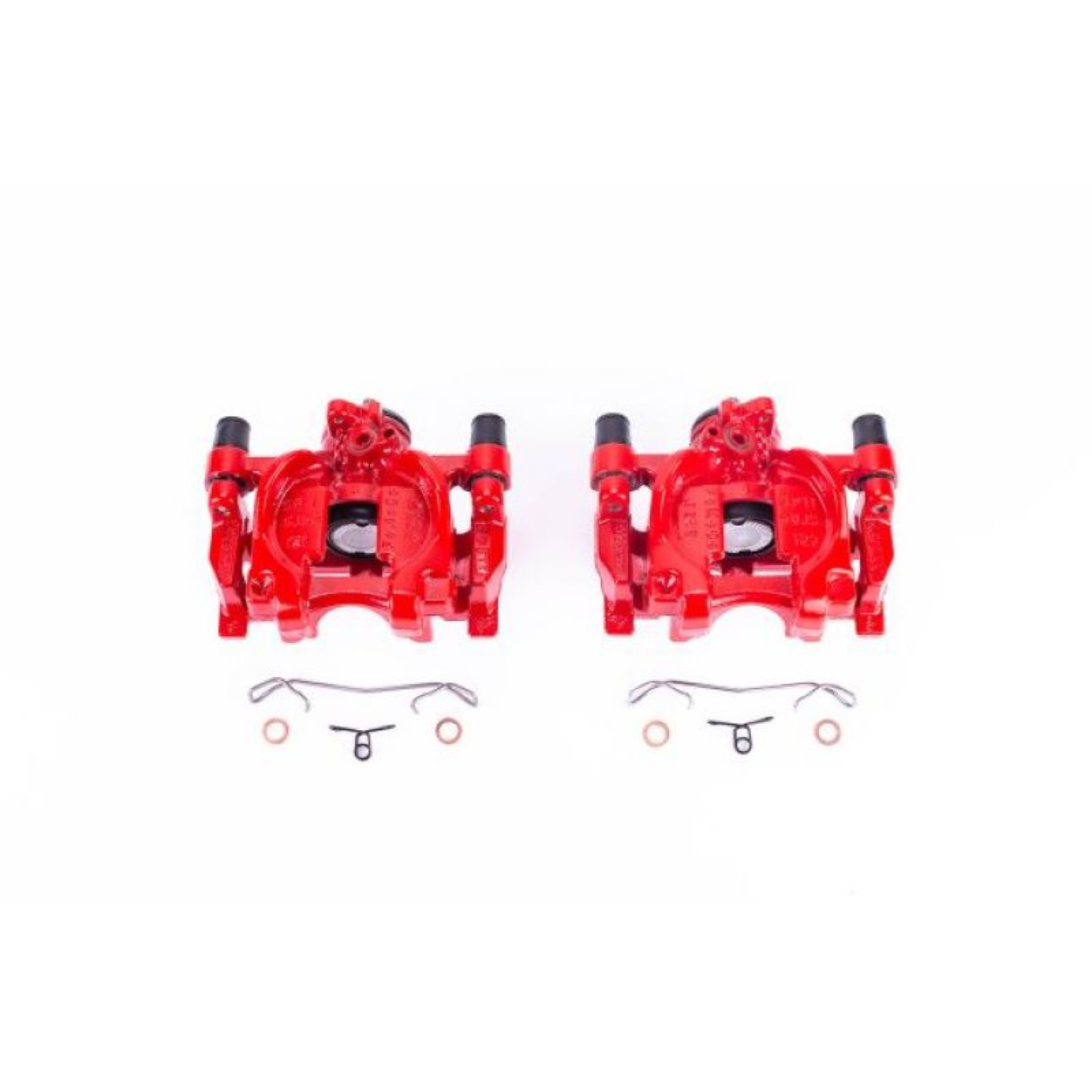 Picture of Power Stop 15-18 Ford Edge Rear Red Calipers w-Brackets - Pair