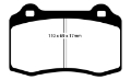 Picture of EBC 92-00 Dodge Viper 8-0 Yellowstuff Front Brake Pads