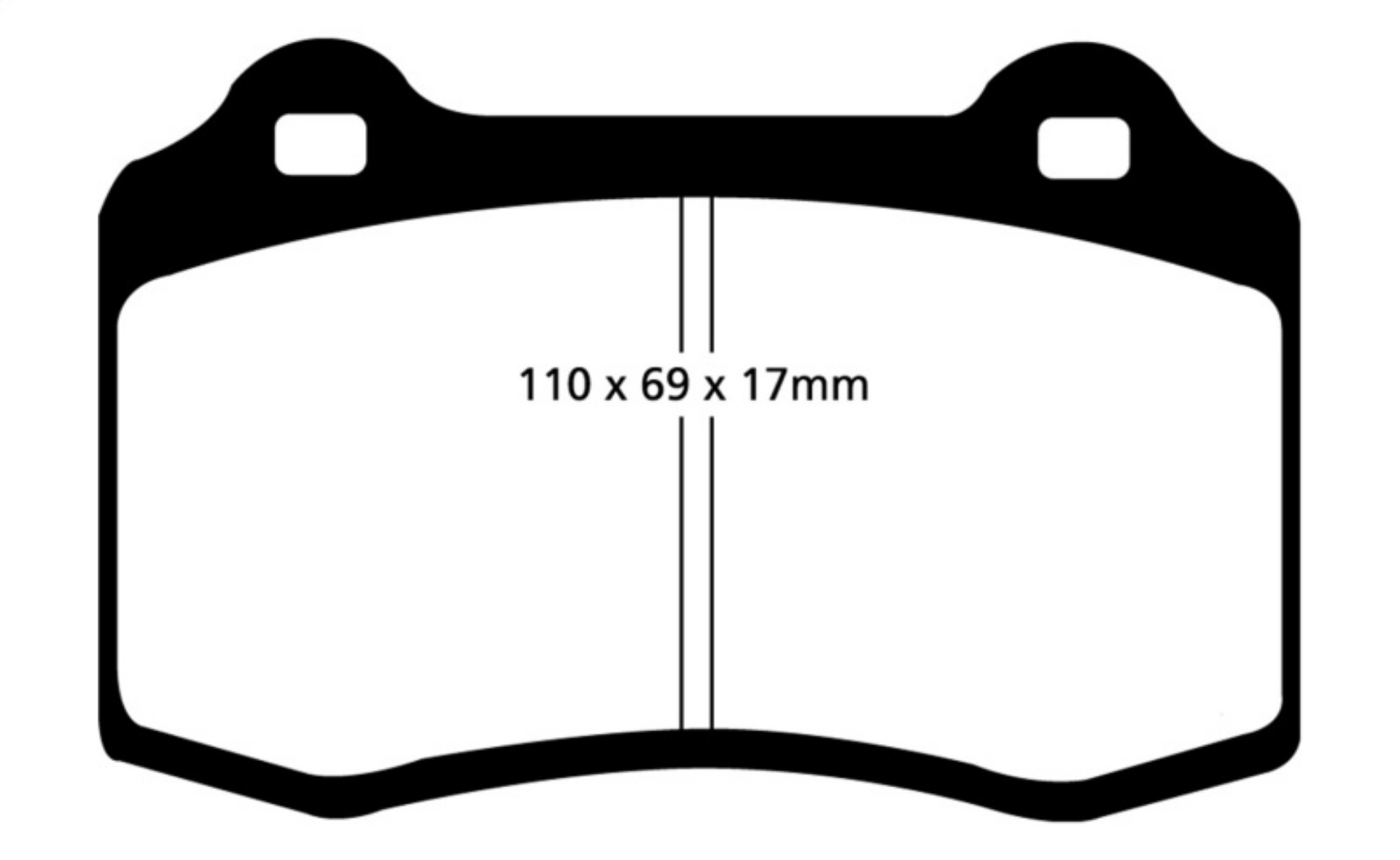 Picture of EBC 92-00 Dodge Viper 8-0 Yellowstuff Front Brake Pads