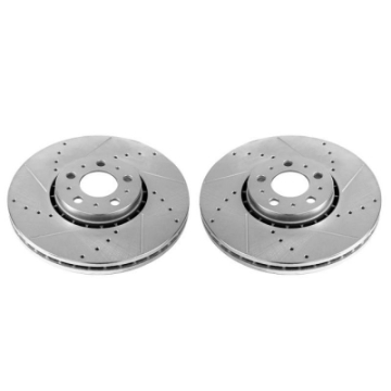 Picture of Power Stop 03-14 Volvo XC90 Front Evolution Drilled & Slotted Rotors - Pair