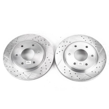 Picture of Power Stop 05-06 Infiniti QX56 Front Evolution Drilled & Slotted Rotors - Pair