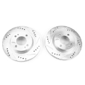 Picture of Power Stop 17-18 Mitsubishi Mirage Front Evolution Drilled & Slotted Rotors - Pair
