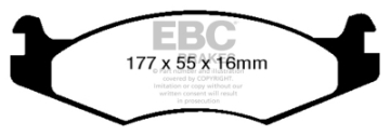 Picture of EBC 92-03 Am General H1 Greenstuff Front Brake Pads