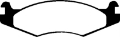 Picture of EBC 92-03 Am General H1 Yellowstuff Front Brake Pads