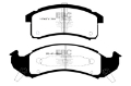 Picture of EBC 92-93 Buick Le Sabre FWD 3-8 Greenstuff Front Brake Pads
