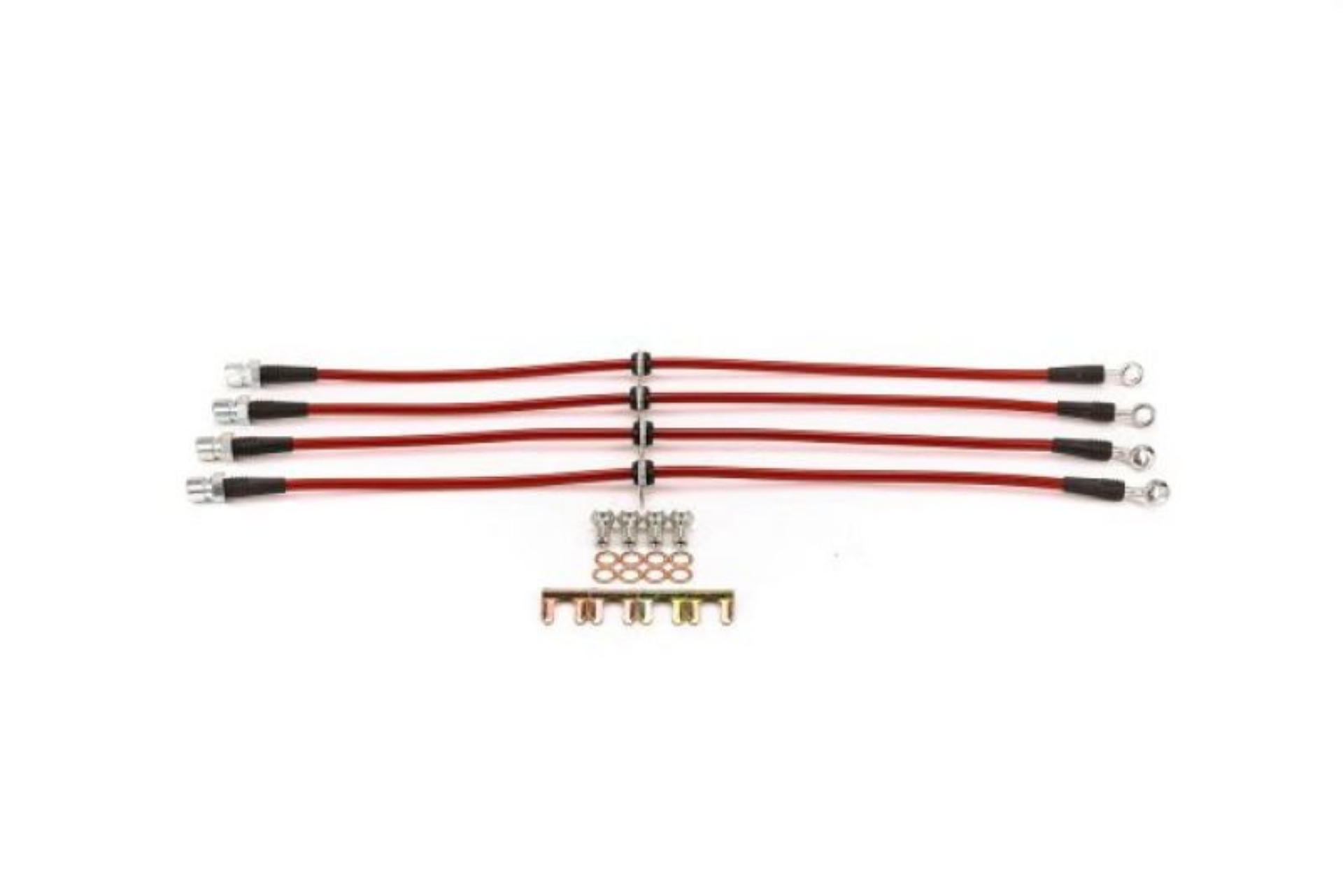 Picture of Power Stop 12-15 Chevrolet Camaro Front & Rear SS Braided Brake Hose Kit