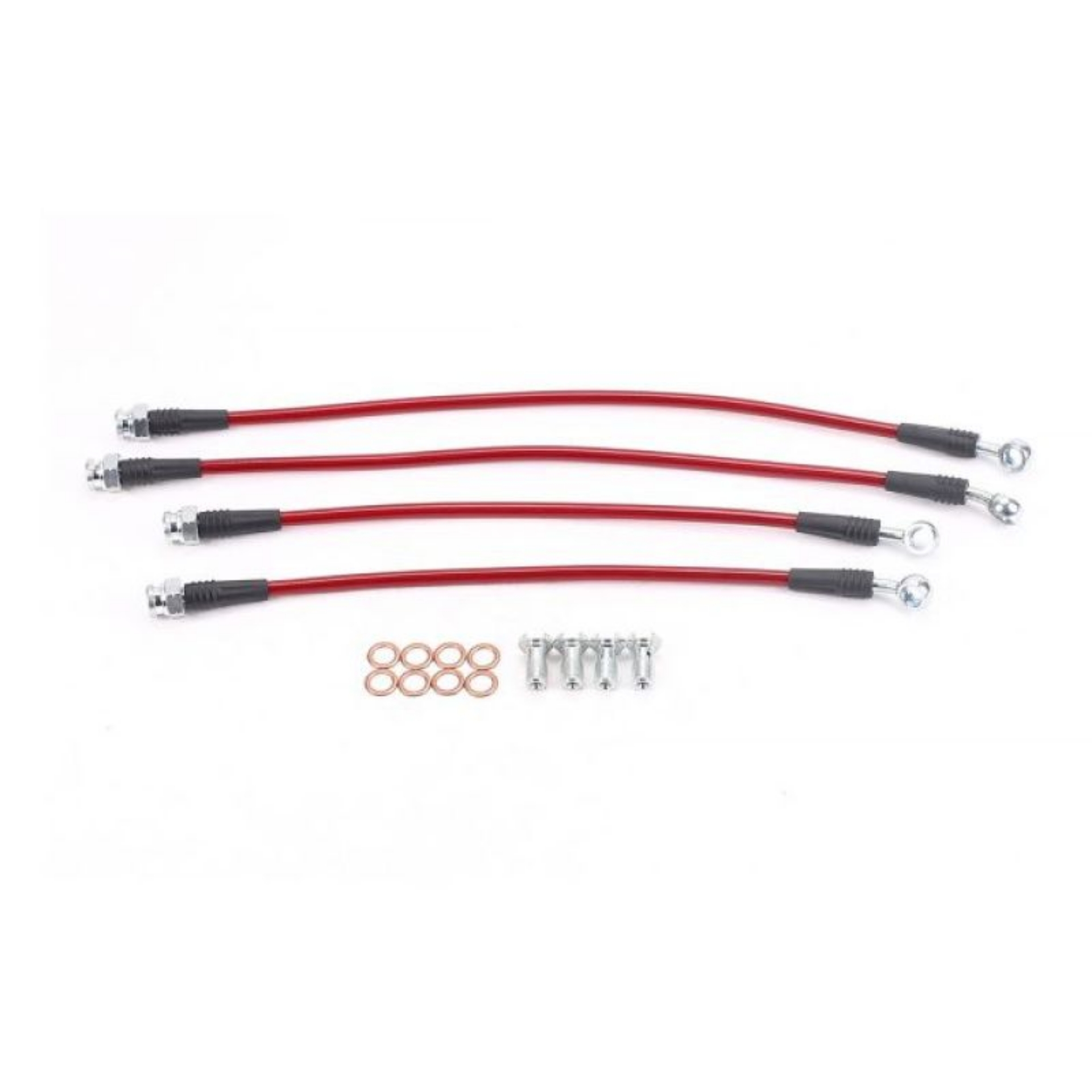 Picture of Power Stop 97-04 Chevrolet Corvette Front & Rear SS Braided Brake Hose Kit
