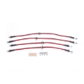 Picture of Power Stop 02-05 Honda Civic Front & Rear SS Braided Brake Hose Kit