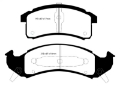 Picture of EBC 92-93 Buick Le Sabre FWD 3-8 Redstuff Front Brake Pads