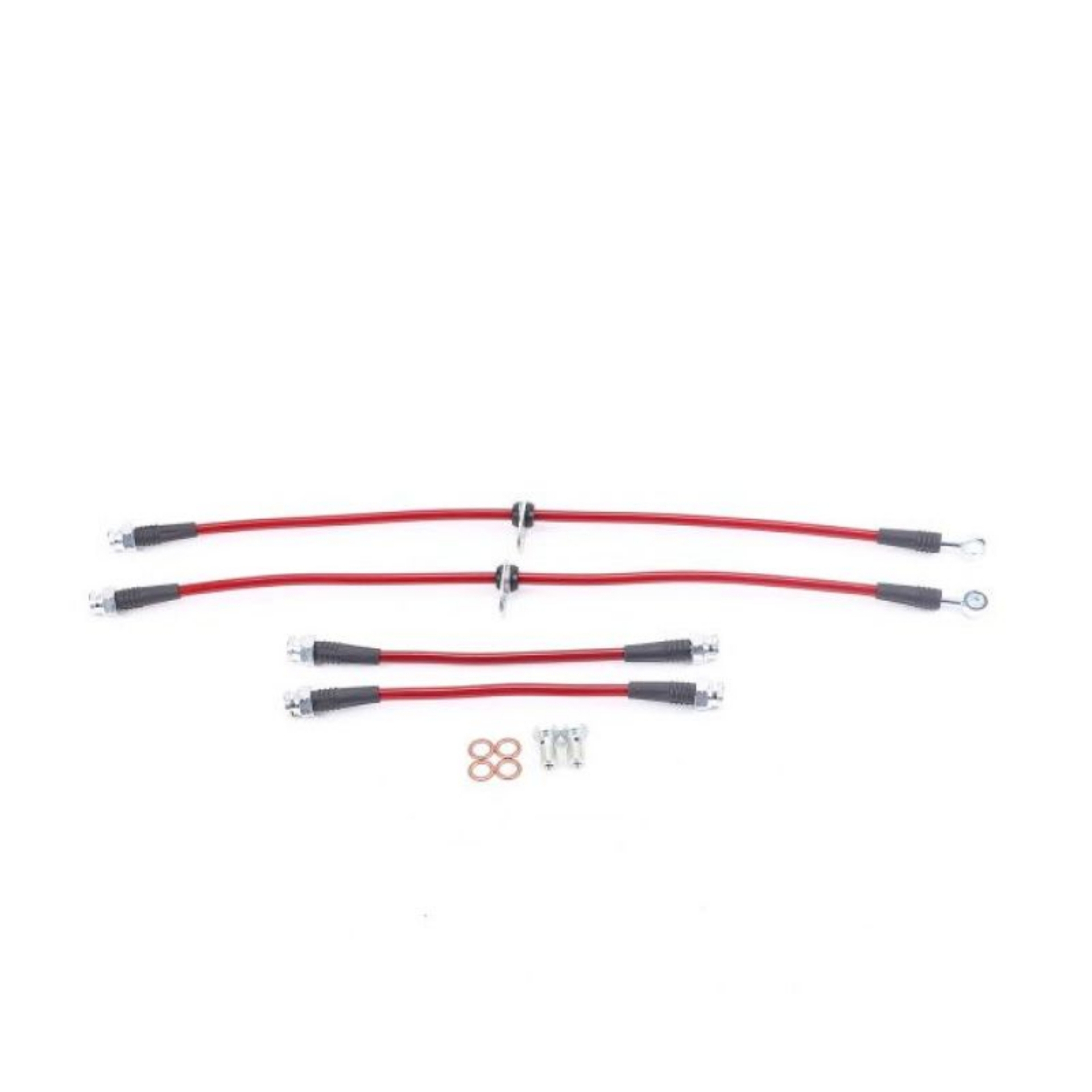 Picture of Power Stop 15-19 Honda Fit Front & Rear SS Braided Brake Hose Kit