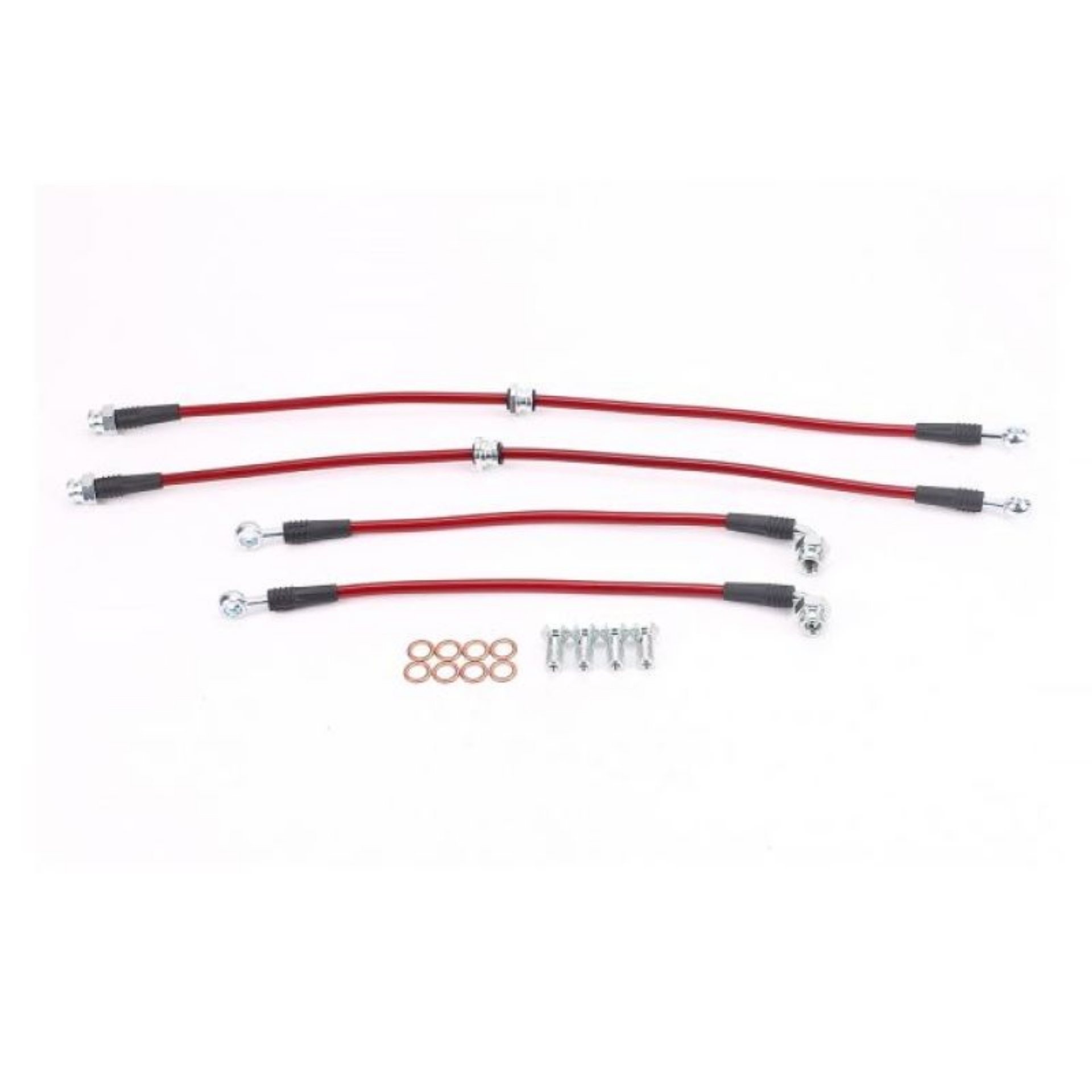 Picture of Power Stop 03-06 Mitsubishi Lancer Front & Rear SS Braided Brake Hose Kit