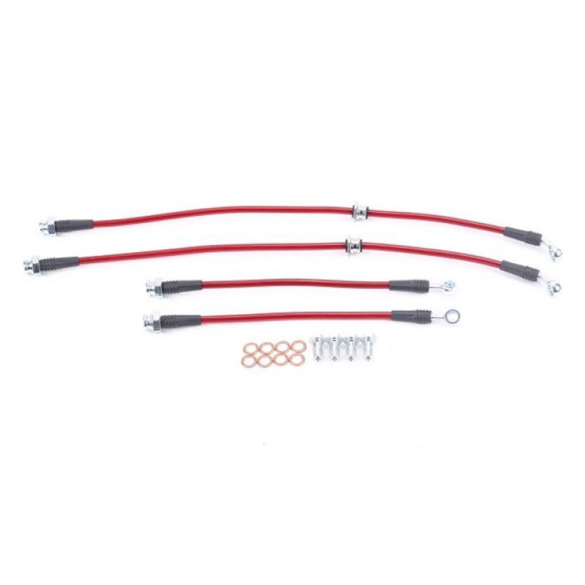 Picture of Power Stop 96-98 Nissan 240SX Front & Rear SS Braided Brake Hose Kit