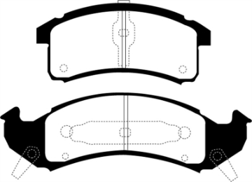 Picture of EBC 92-93 Buick Le Sabre FWD 3-8 Ultimax2 Front Brake Pads