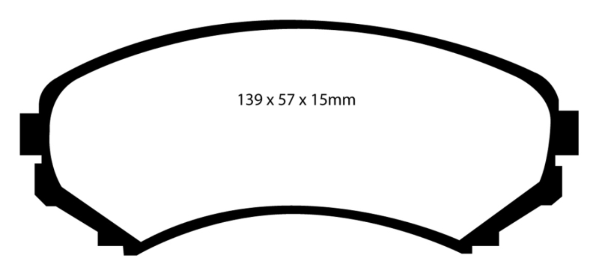 Picture of EBC 92-93 Mazda MPV 2-6 2WD Ultimax2 Front Brake Pads