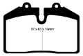 Picture of EBC 92-93 Porsche 911 964 3-6 Carrera RS America Yellowstuff Front Brake Pads