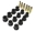 Picture of Energy Suspension Jeep Spring Bushing Set - Black