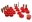 Picture of Energy Suspension Control Arm Bushings - Front - Red
