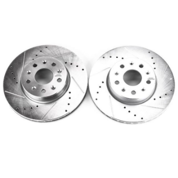 Picture of Power Stop 16-19 Chevrolet Camaro Front Evolution Drilled & Slotted Rotors - Pair