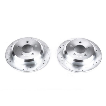 Picture of Power Stop 93-98 Jeep Grand Cherokee Rear Evolution Drilled & Slotted Rotors - Pair