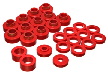 Picture of Energy Suspension CJ-8 Scrambler Body Mount - Red