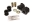 Picture of Energy Suspension Rear Sway Bar Bushing Set 19Mm - Black