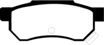 Picture of EBC 92-94 Acura Integra 1-7 Vtec Ultimax2 Rear Brake Pads