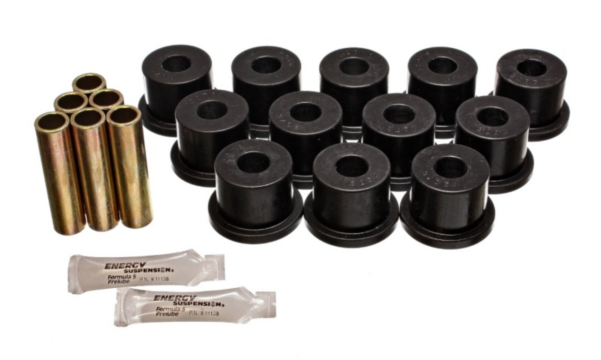 Picture of Energy Suspension GM Rear Spring & Shackle - Black
