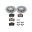 Picture of Power Stop 02-05 Audi A4 Rear Autospecialty Brake Kit