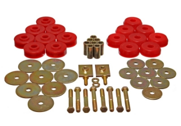 Picture of Energy Suspension Body Mount Set Exc- Convertible - Red