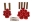 Picture of Energy Suspension Ford Trk Rear Spring Bushing O-E-M- - Red