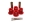 Picture of Energy Suspension Rear Spring Frame Shackle Kit - Red