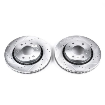 Picture of Power Stop 06-07 Buick Rainier Front Evolution Drilled & Slotted Rotors - Pair