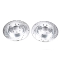 Picture of Power Stop 03-11 Saab 9-3 Rear Evolution Drilled & Slotted Rotors - Pair