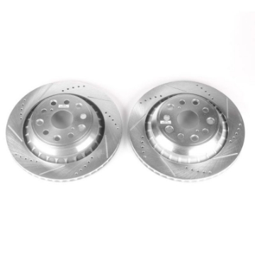 Picture of Power Stop 07-17 Lexus LS460 Rear Evolution Drilled & Slotted Rotors - Pair