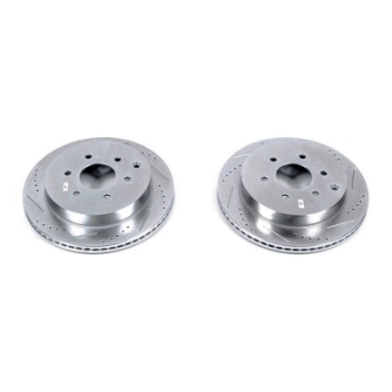 Picture of Power Stop 11-13 Infiniti QX56 Rear Evolution Drilled & Slotted Rotors - Pair