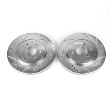 Picture of Power Stop 05-19 Nissan Frontier Front Evolution Drilled & Slotted Rotors - Pair