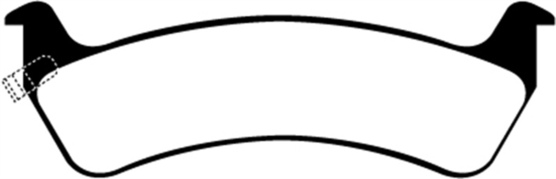 Picture of EBC 92-94 Jeep Grand Cherokee 4-0 Greenstuff Rear Brake Pads