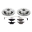 Picture of Power Stop 01-03 BMW 525i Rear Z23 Evolution Sport Brake Kit