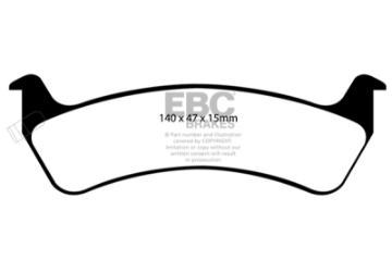 Picture of EBC 92-94 Jeep Grand Cherokee 4-0 Ultimax2 Rear Brake Pads