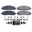 Picture of Power Stop 03-04 Dodge Dakota Front Z23 Evolution Sport Brake Pads w-Hardware