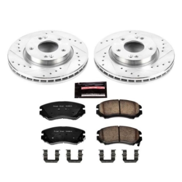 Picture of Power Stop 07-10 Hyundai Elantra Front Z23 Evolution Sport Brake Kit