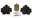 Picture of Energy Suspension Spring Bushings - Black