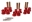Picture of Energy Suspension Spring Bushings - Red
