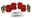 Picture of Energy Suspension Ford Rear Control Arm Bushing Set - Red