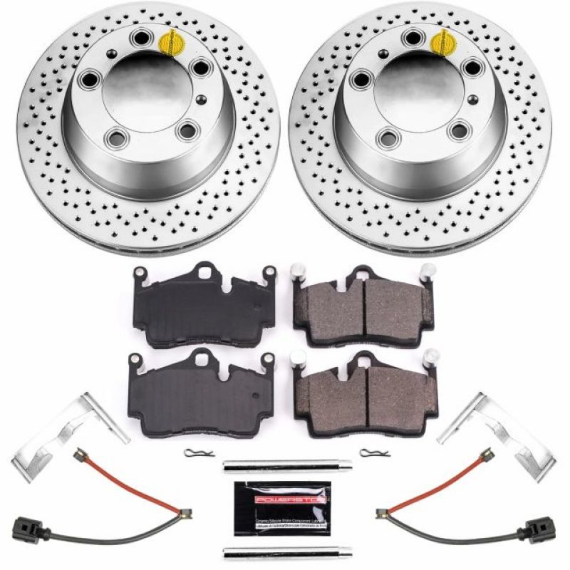 Picture of Power Stop 17-18 Porsche 718 Boxster Rear Z23 Evolution Sport Coated Brake Kit