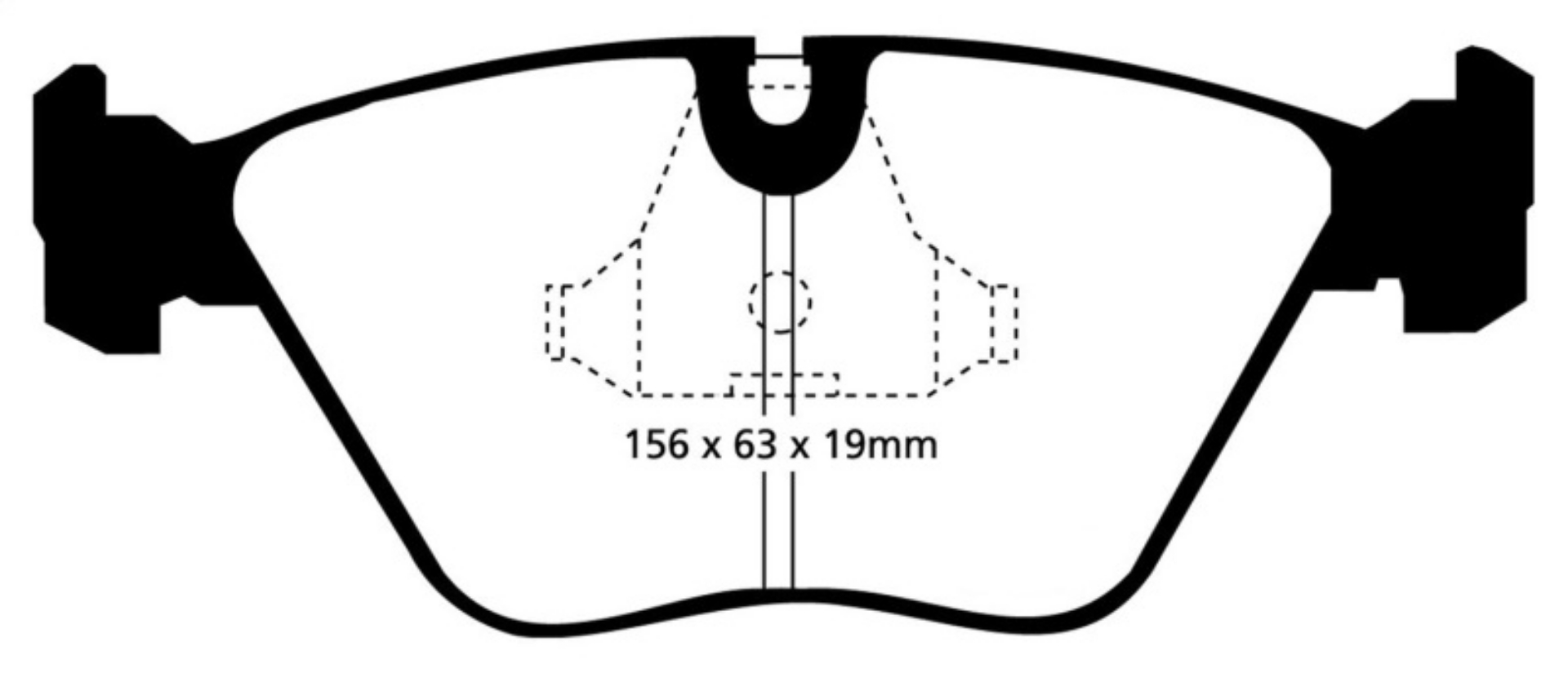 Picture of EBC 92-95 BMW M3 3-0 E36 Redstuff Front Brake Pads
