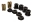 Picture of Energy Suspension Ford Rear Subframe Bushing Set - Black