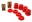 Picture of Energy Suspension Ford Rear Subframe Bushing Set - Red