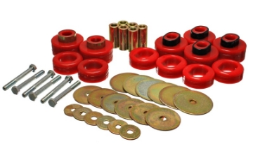Picture of Energy Suspension Ford Rear Subframe Bushing Set - Red