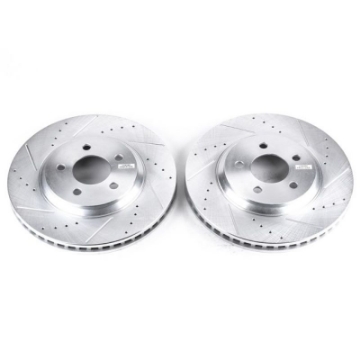 Picture of Power Stop 05-14 Ford Mustang Front Evolution Drilled & Slotted Rotors - Pair